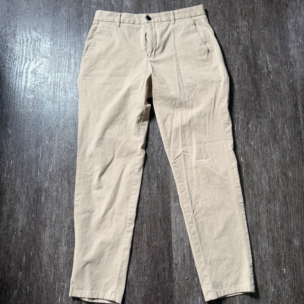 Everlane Uniform Chino Pants Mens 31x30 Khaki Tan Straight Fit Cotton Twill